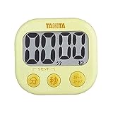 タニタ タイマー 大画面 100分 ホワイト TD-384 WH でか見え